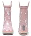 RAINANGEL Toddler Rain Boots with Easy-On Handles, Waterproof Kids Rain Boots for Girls and Boys, Fun Printed & Colors Unisex-Child Outdoor Boots, Size 1