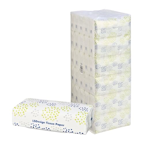 【訳あり】LS Design ソフトパックティッシュ 300枚(150組)×30パック【まとめ買い/箱なし/大容量】パルプ100% FSC認証のサムネイル