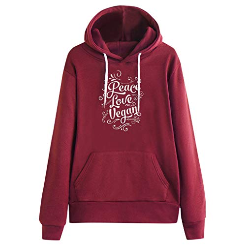 Sweat-shirt à capuche femme rouge idéal pour un style urbain décontracté