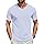 T-Shirt pour Homme à Manches Courtes Col en V Classique Décontracté T-Shirt Basique pour l'Été (FR/ES, Alpha/Lettres, L, Taille Normale, Taille Normale, White-Grey)