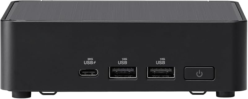 NUC14 Pro Mini PC with Intel Core Ultra 5 125H, Intel Arc Graphics, Supports up to 96GB DDR5 RAM, Dual Thunderbolt 4, Quad 4K Display, 2.5G LAN, WiFi6E(Slim,32GB RAM + 1TB SSD)