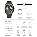 NAVIFORCE Watches for Men Quartz Chronograph Fashion Watch,Colorful Silicone Band,with Auto Date Waterproof Women Wrist Watch,Gift