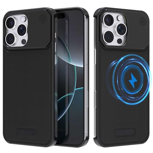Étui en cuir de luxe iPhone 16 Pro Max de finition aluminium