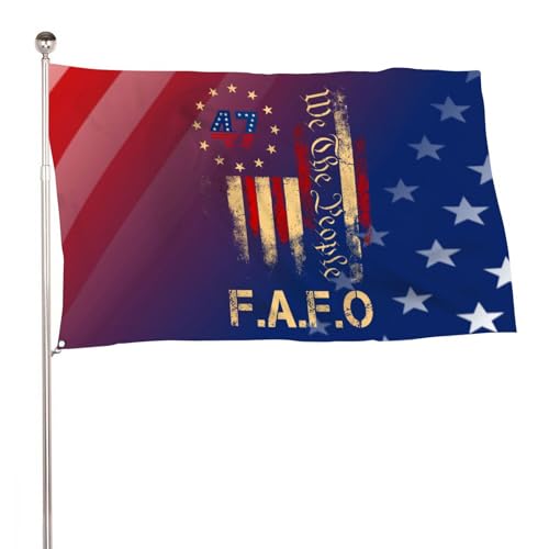 FAFO American Flag Flag Vintage Banner For Backyard
