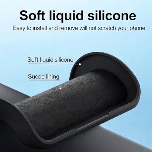 Image of Kapa Matte Protective Lens Flexible Back Cover for Redmi Note 15 Pro 5G | Slim Silicone with Soft Lining Shockproof Full Body Bumper Case (Black)