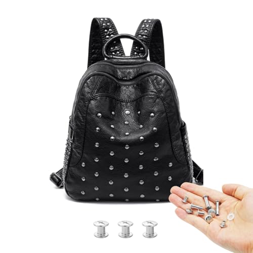 20PCS Gürtelschrauben Buchschrauben Edelstahl, M5*8mm Nieten für Leder,Chicago Binding Schrauben Hohlnieten Schraubnieten für Bücher Hundeleinen DIY Basteln Bookbinding,Buchbinderei (silbrig)