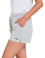 FILA Women's Classic Jersey Short, Silver Marle, Medium