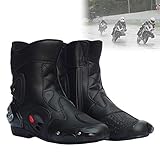 ▪ [ELASTICIDAD AJUSTABLE]: Las botas impermeables para motocicleta se utilizan junto con cremalleras resistentes al desgaste y cintas adhesivas. La elasticidad se puede ajustar a voluntad según sus hábitos de uso, fácil de poner y quitar, y doble protección al mismo tiempo
