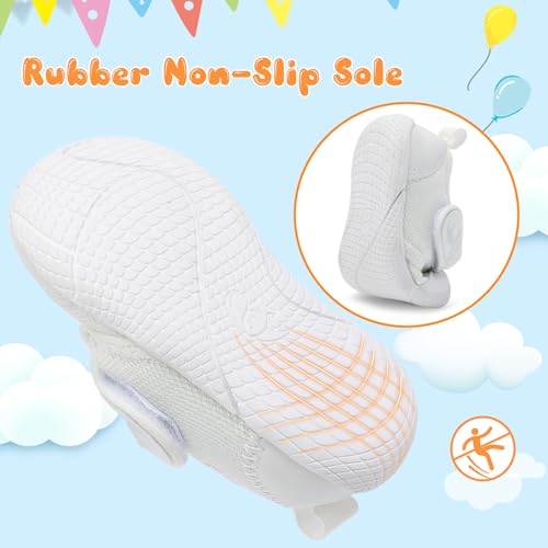 Image of FEETCITY Baby First Walking Shoes Boys Girls Infant Crib Shoes Breathable | Anti-Slip Flexible Lightweight Breathable indoor outdoor sports school walking Activities Travel