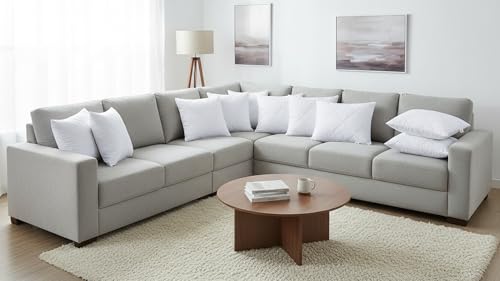 Makimoo Kopfkissen 2er Set, Kissen für Bett und Dekokissen, Polyester Innenkissen Füllkissen for Sofakissen Zierkissen (40 x 40 cm)