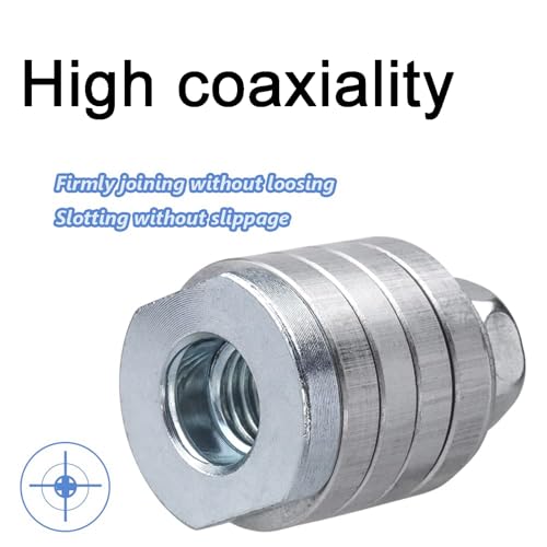 Image of Angle Grinder Slotting Conversion Kit for 100mm Grinder, Carbon Steel Wall Chaser Adapter, Multi-Disc Groove Cutting Head for Wiring Channel and Pipe Slotting