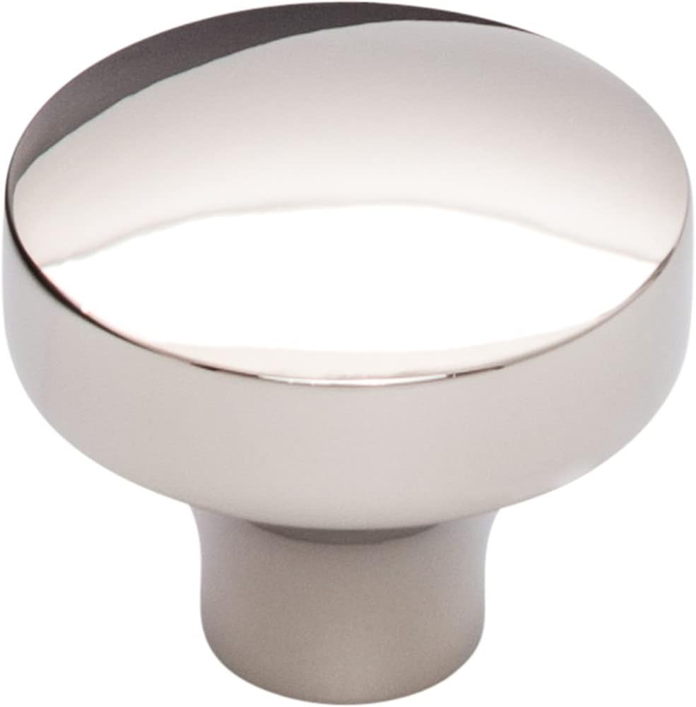 Top Knobs - TK902PN - Kinney Knob 1-1/2" - Polished Nickel - Lynwood Collection