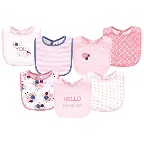 Image of Little Treasure Unisex Baby Cotton Bibs, Hello Sunshine, One Size