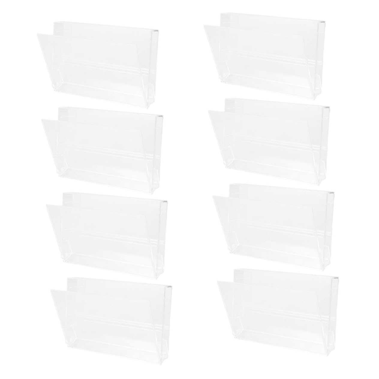 ibasenice 8pcs Retro Cassette Storage Box Compact Cassette Tape Organizer for Music Collectors Easy for and Enthusiasts for Home and Studio Use