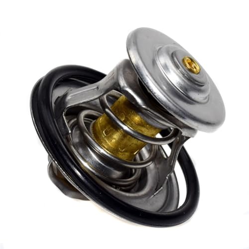 Engine Coolant Thermostat Fit For Vw Fit For Audi Fit For Seat Fit For Skoda Golf Polo Bora Passat Beetle Caddy 44121113 06A121121C (Thermostat 044121113)