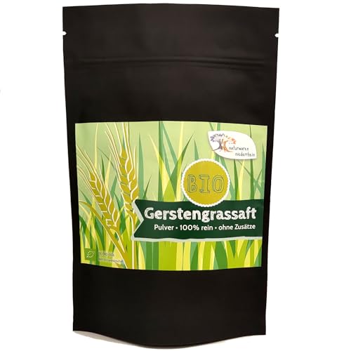 Bio Gerstengrassaftpulver - reines Saftpulver - ohne Zusätze- das Original von der Aspermühle (500g)