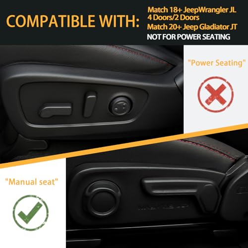 Image of Front Door Metal Pocket Molle Panels Compatible with 2018-2025 Wrangler JL 2 /4 Door & 2020-2025 Gladiator JT | Textured Black | Steel Storage Box Replaces The Weak Saggy Net