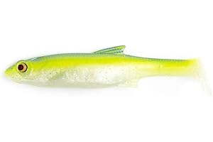 Bass Mafia Dangerous Swimbait 7" Chartreuse Blue