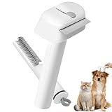 SZEE 3 IN 1 Katzenbürste Hundebürste für Langhaar und Kurzhaar, Multifunktionale Katzenkamm Entfernt Losehaare/Unterwolle/Matten, Hautfreundliche Haustier Bürst für Dichte/Lockige/Feine Haustierfellen