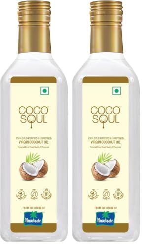 Image of Coco Soul Cold Pressed Unrefined Virgin Coconut Oil | 60% MCT | Multipurpose Usage | Daily Cooking| Keto Friendly | Naturally Cholesterol Free | A1 grade real coconut | From Makers of Parachute 1+250 L