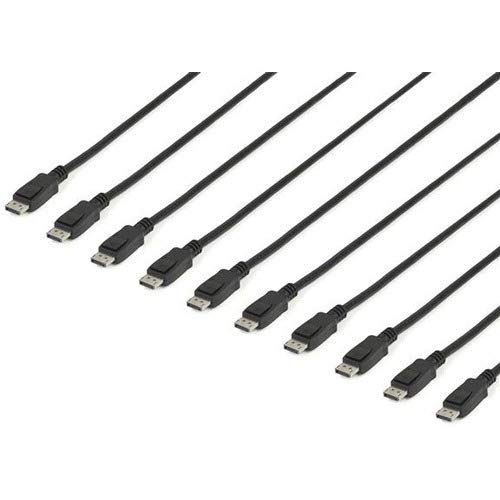 15 Ft Displayport Cable With Latches Multipack Provides A Secure Connection Betw