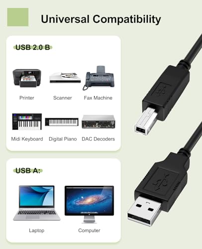 Cable USB de datos y sincronización 6ft negro miniatura 2
