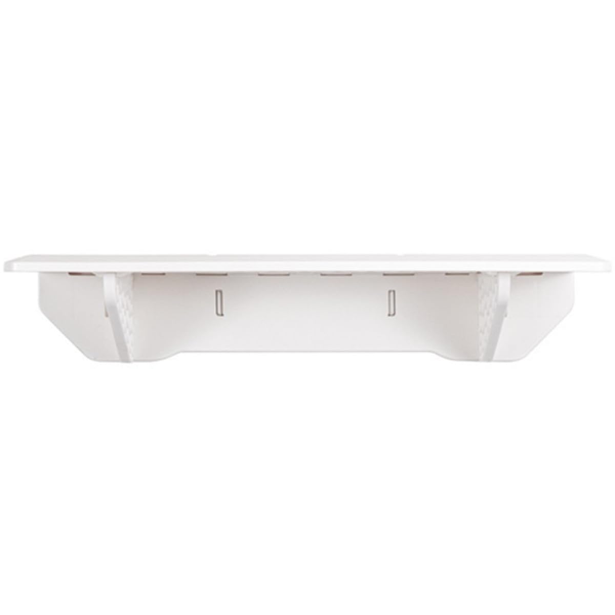 Étagère murale pliable blanche VALICLUD en PP et ABS pour un rangement sans perçage