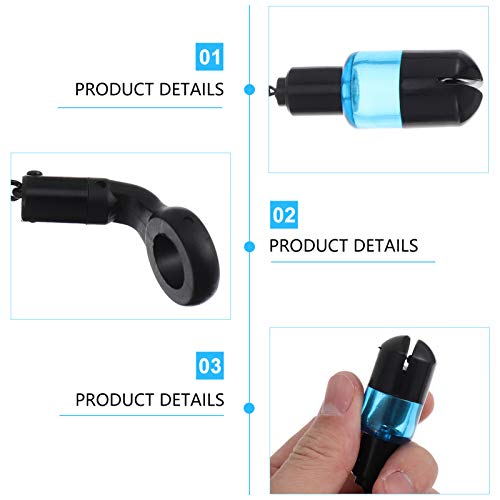 BESPORTBLE Alerta de mordida portátil iluminado com sinos Swinger para pesca ao ar livre, acessórios