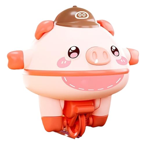 Gyroscope Unicycle - Pig Tightrope Walker Balance Robot | Balance Walking Interactive Learning Toy, Funny Novelty selff Balancing Monowheel Smart Electric Wheel for Kids Skills Development