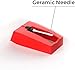 4 Pack Record Player Needle, Diamond Replacement Stylus Needle for Vinyl Record Player ION Jensen Crosley Victrola Sylvania Turntable Phonograph LP