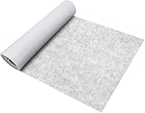 LOMUG Feltro Adesivo Grigio Chiaro 40cm x 220cm Spessore 1mm, Rotolo in Tessuto Autoadesivo Resistente, Materiale di Rivestimento e per Interni, Artigianato, Camper, Auto, Mobili, Progetti Fai-da-Te