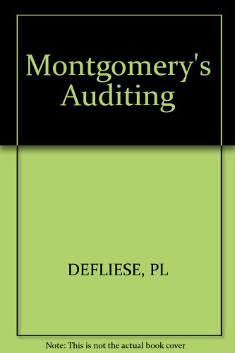 Montgomery's Auditing 0471854239 Book Cover