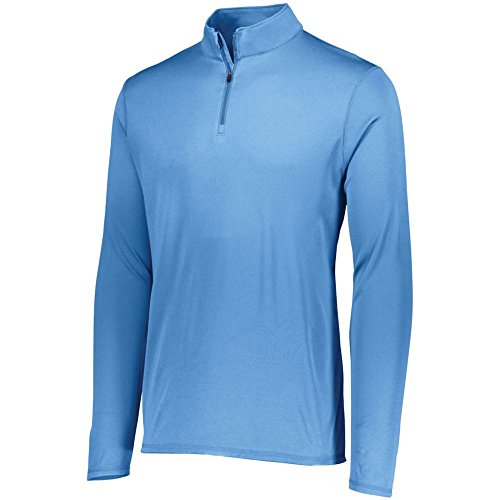 Augusta Activewear Attain 1 4 Zip Pullover, Columbia Blue, X Large