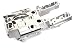 Integy RC Model C29995SILVER Billet Machined Front Bulkhead for Traxxas 1/10 E-Revo 2.0