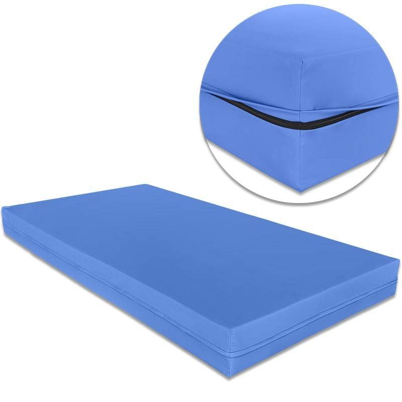 VentadeColchones – Funda Sanitaria Colchón Impermeable con tratamientos Sanitized, ignífugo y Antibacteriano. Composición PES 100% Ideal Camas Hospital. Medida 135x190 cm Grosor de 20 a 25 cm.