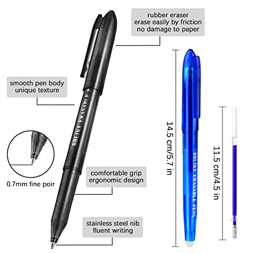 BBLIKE Penna a sfera cancellabile, 12 penne gel e
