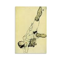 Amazon.co.jp: エゴン・シーレ(Egon Schiele) 名作 開脚して横たわる