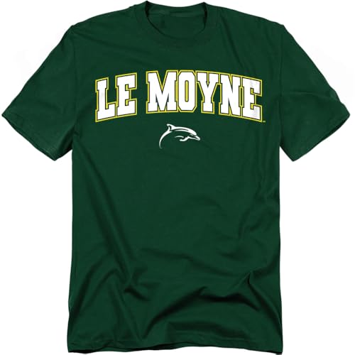 LOGOVISION Le Moyne College Arch Logo Unisex Adult T Shirt, Hunter Green, Medium