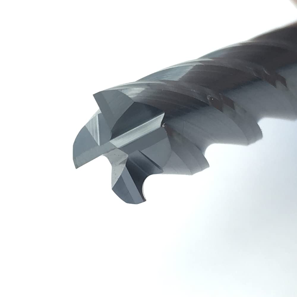 End Mill 1Pcs HRC50 4 Flute 1-12 End Mill Flat Bottom Four Blade CNC Lathe Tungsten Steel Solide Carbide Endmills - (Angle: 10.0X75LMM)