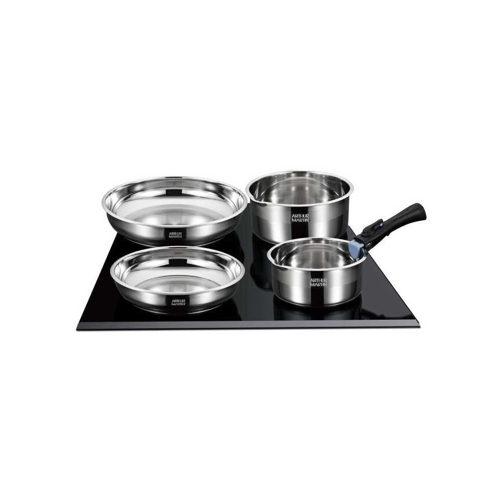 Arthur Martin AM2238 batterie de cuisine inox 10 pièces