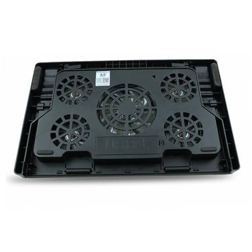 Base de enfriamiento para laptop con 5 ventiladores USB miniatura 1