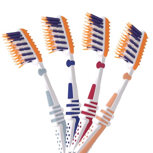 Dr.BEST Atemfrisch Zahnbürste, Mittel, Vorteilspack, mit 2in1 - Zahnbürste und Zungenreiniger. Entfernt gründlich Bakterien von der Zungenoberfläche, für eine effektive Reinigung der Zähne. – Bild 3