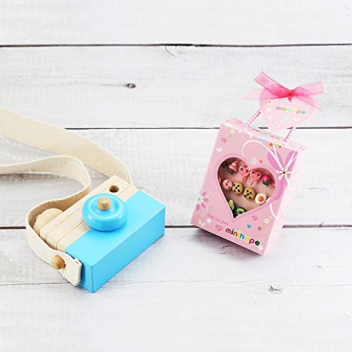 minihope Hypoallergenic Medical Steel Post Earrings for Girls, Cute Multiple Animal Unicorn Donut Stud Earrings for Little Girls Kids, Made with Polymer Clay, Best Gifts for Girls 6