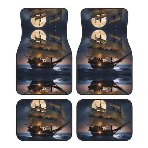 Tapis de voiture motif pirate BROLEO idéal pour protéger l'auto des sorties en famille