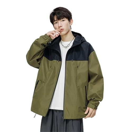 Veste de printemps pour hommes GUOYUXIAO manteau de travail noir