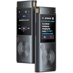 iFLYTEK Offline Voice Recorder with Playback, Secure Digital Recorder with AI Transcription, 5-Language Voice-to-Text, Noise Reduction, AI Voice Recorder for Meetings, Interviews, Learning