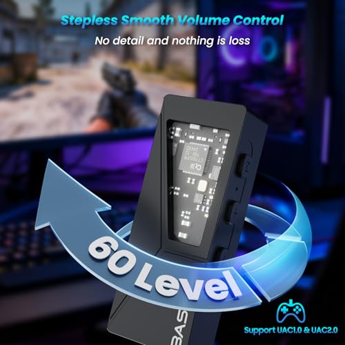 BASN PA60 ポータブル USB-C DAC ヘッドホンアンプ ミニデコーダー DAC ドングル ES9039Q2M アンプ PCM32bit/768kHz DSD512対応 3.5mmおよび4.4mm出力 電話/ノートパソコン/音楽プレーヤー用 (ブラック、3.5mm/4.4mm)