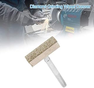 Grinding Wheel Dresser, Handheld Diamond Stone Dresser Tool,Truing Grinding Deburring Wheels, Dressing Bench Grinder Lathe Wheel Clean Disc Tool