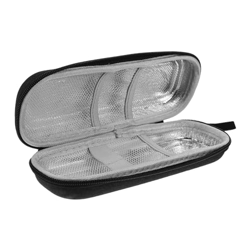 KICHOUSE Cooler Pack Protective Storage Case Supplies Case Storage Bag Medical Pouch Insulated Travel Bag Portable Monitor Case Black