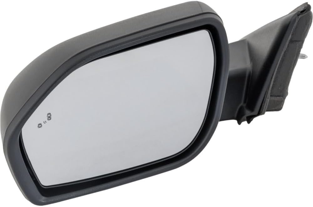 KERWATS Mirrors Driver Left Side Hand for Ford for Explorer Base 20-22 Without Auto-Dimming with Blind Spot Detection in Glass-Blind Spot Detection Textured Black Manual Folding-Folding Type SH1556